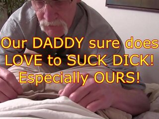 Watch our Taboo DADDY suck penis