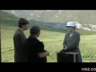Marriageable street girl goes to the mountain to fuck